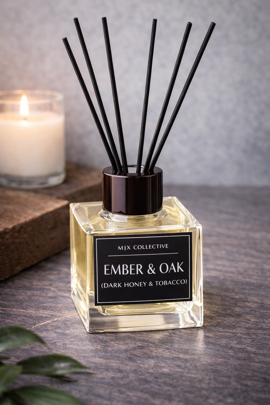 MJX Ember & Oak Reed Diffuser - 100ml.